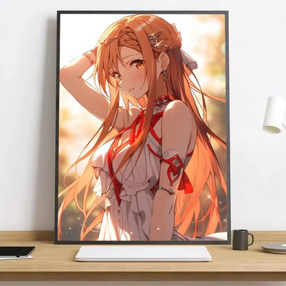 Sword Art Online Kirito Canvas Poster