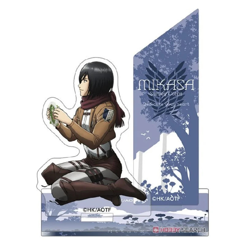 15Cm Acrylic Standing Plates for Attack On Titan Armin Arlert Levi Mikasa Ackerman Eren Yeager Anime Peripheral Collection