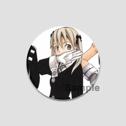 58/44/32mm Anime Soul Eater Round Pins Cartoon Badges