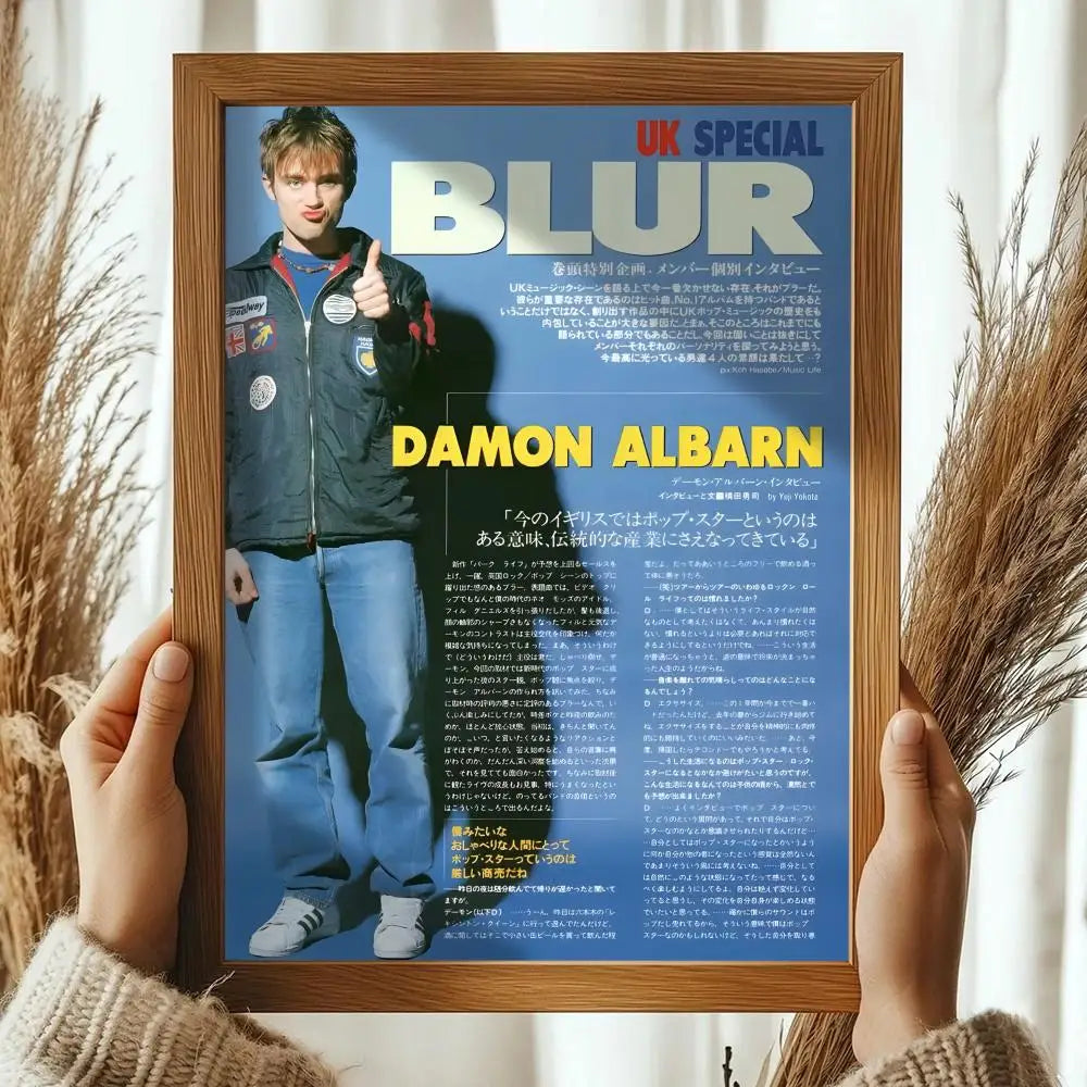 B-Blur Band Poster