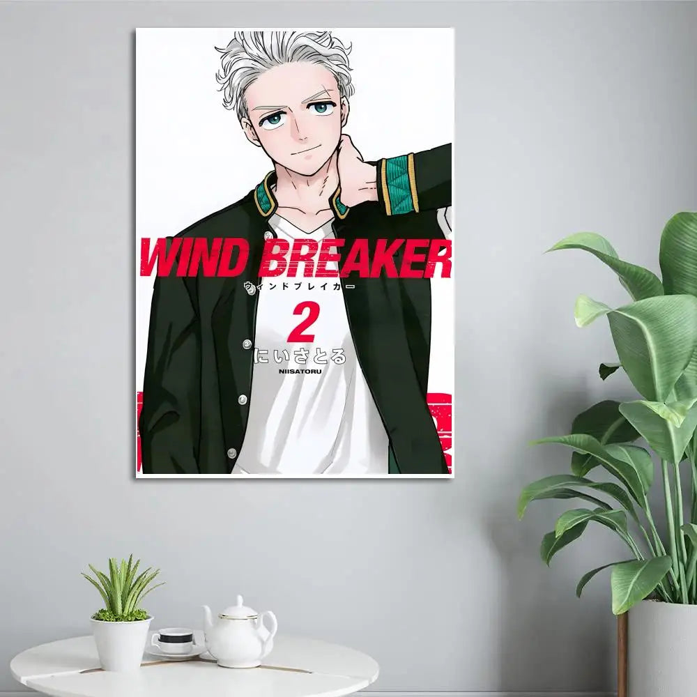 Wind Breaker Poster Wall Sticker