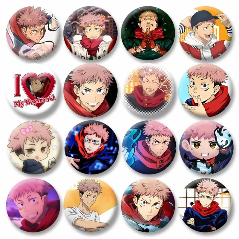 Jujutsu Kaisen Yuji Itadori Enamel Pin