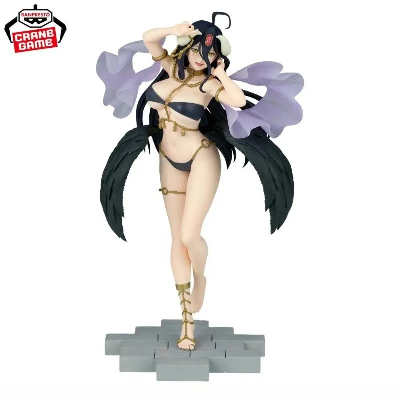 Bandai In Stock Banpresto Original Anime Overlord Classical Tuning A Thousand and One Nights Albedo Action Figure Model Toy Gift