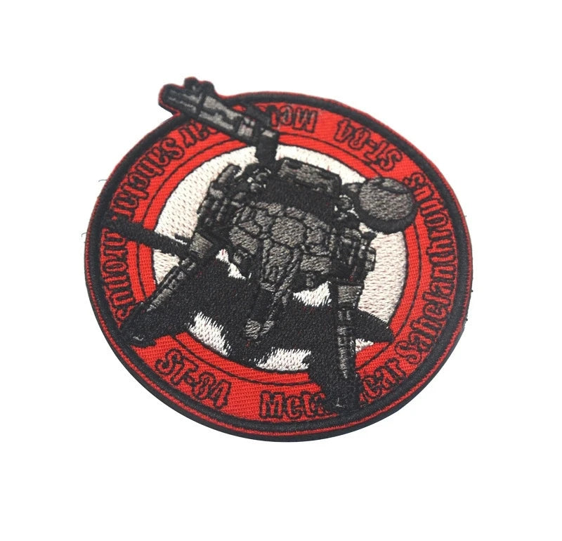 Metal Gear Solid MGS 5 Diamond Dogs Special Force Group Ghost Embroidered Patch Stripes sticker for clothing Patches
