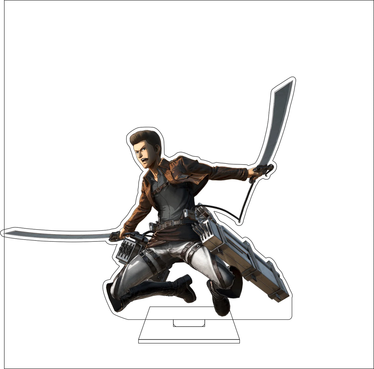 16CM Anime Attack on Titan Cosplay Acrylic Figure Stand Plate Jean Kirstein Hange Zoe Rivaille Ackerman Ornaments Gifts