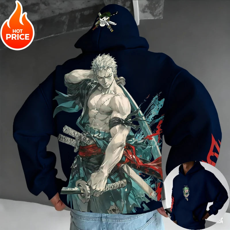 One Piece Zoro Oversized Hoodie