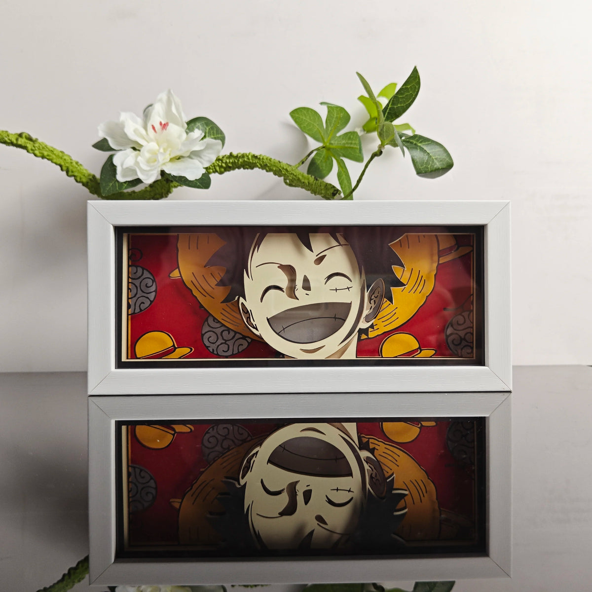 Anime Paper Carved LED Lamp