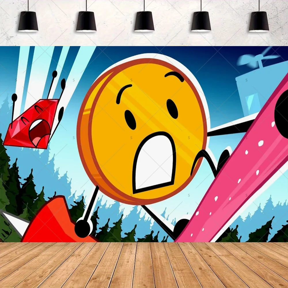 Battle For Dreaming Island Birthday Backdrop Set