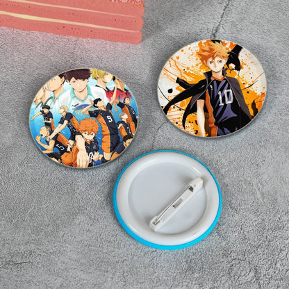Haikyuu!! Anime Button Pins