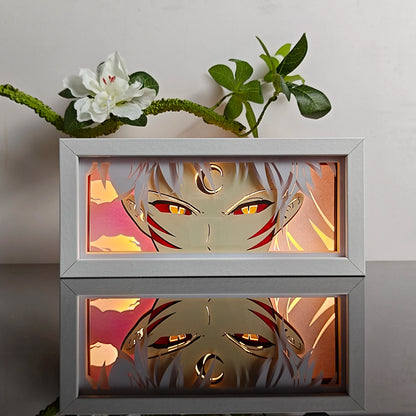 Anime Paper Carved LED Lamp