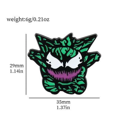 Pokemon Gengar Enamel Lapel Pin