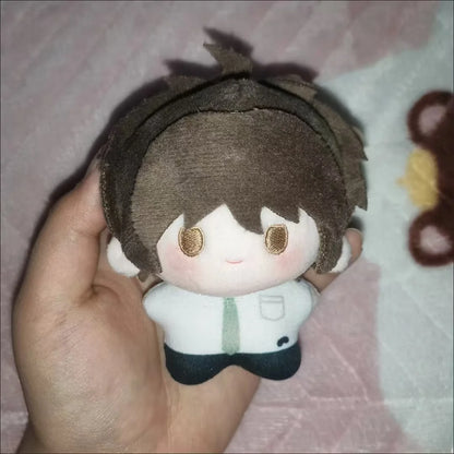 10CM Anime Danganronpa Stuffed Plush Naegi Makoto Nagito Komaeda Printed Body Soft Adorable Starfish Doll Pendant KeyChain Gifts