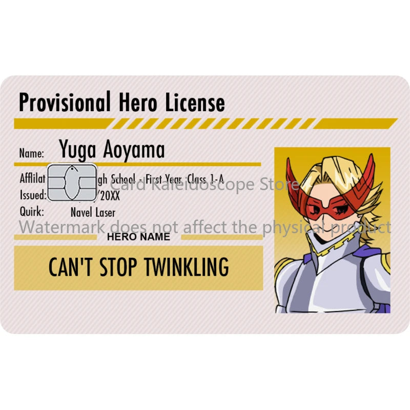 My Hero Academia Student ID Card Sticker