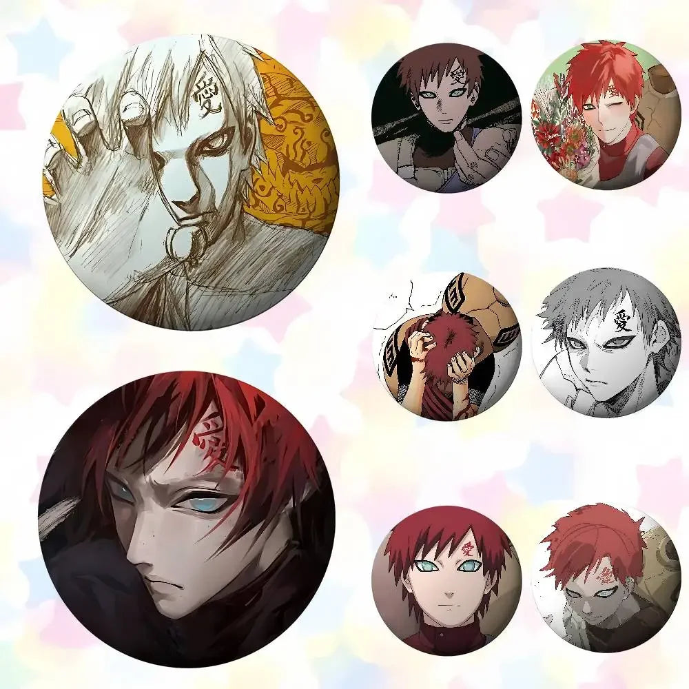 G-Gaara Badges Tinplate Soft Button Pin Brooch Metal Badge Custom Jewelry Accessories Hat Bag Lapel