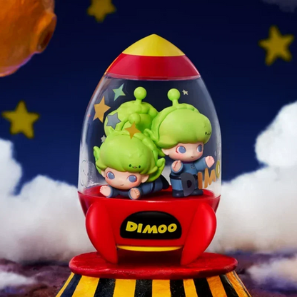 POP MART DIMOO WORLD PIXAR Series Blind Box Doll Guess Bag Toys Mystery Box Desktop Ornaments Collection Anime Action Figure