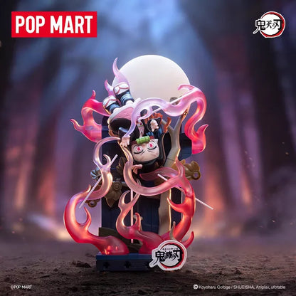 POP MART DEMON SLAYER Unwavering Resolve Arc Series Block Flgures Genuine Blind Box Doll Mystery Box Original Toys Gift