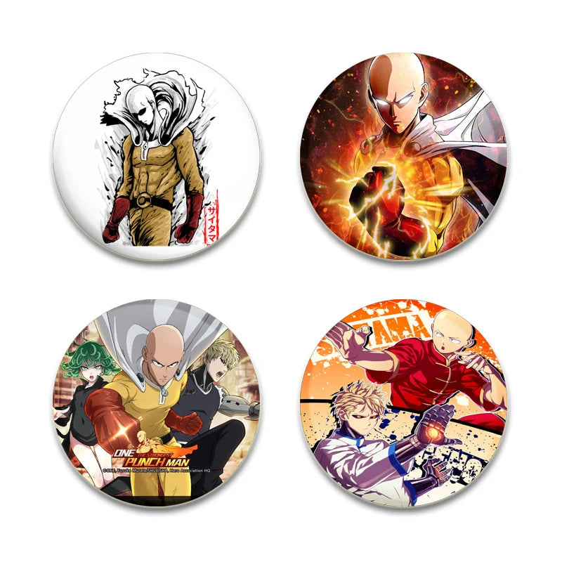 One Punch Man Saitama Lapel Pin