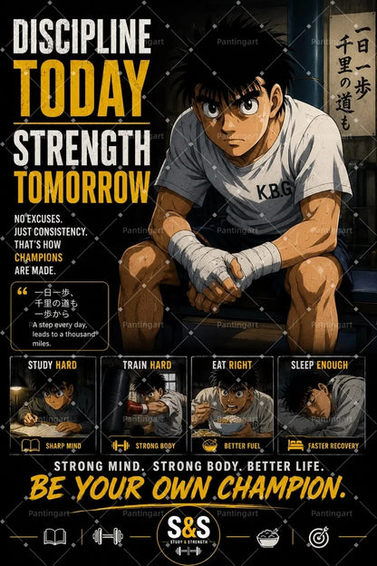Hajime No Ippo Boxing Canvas