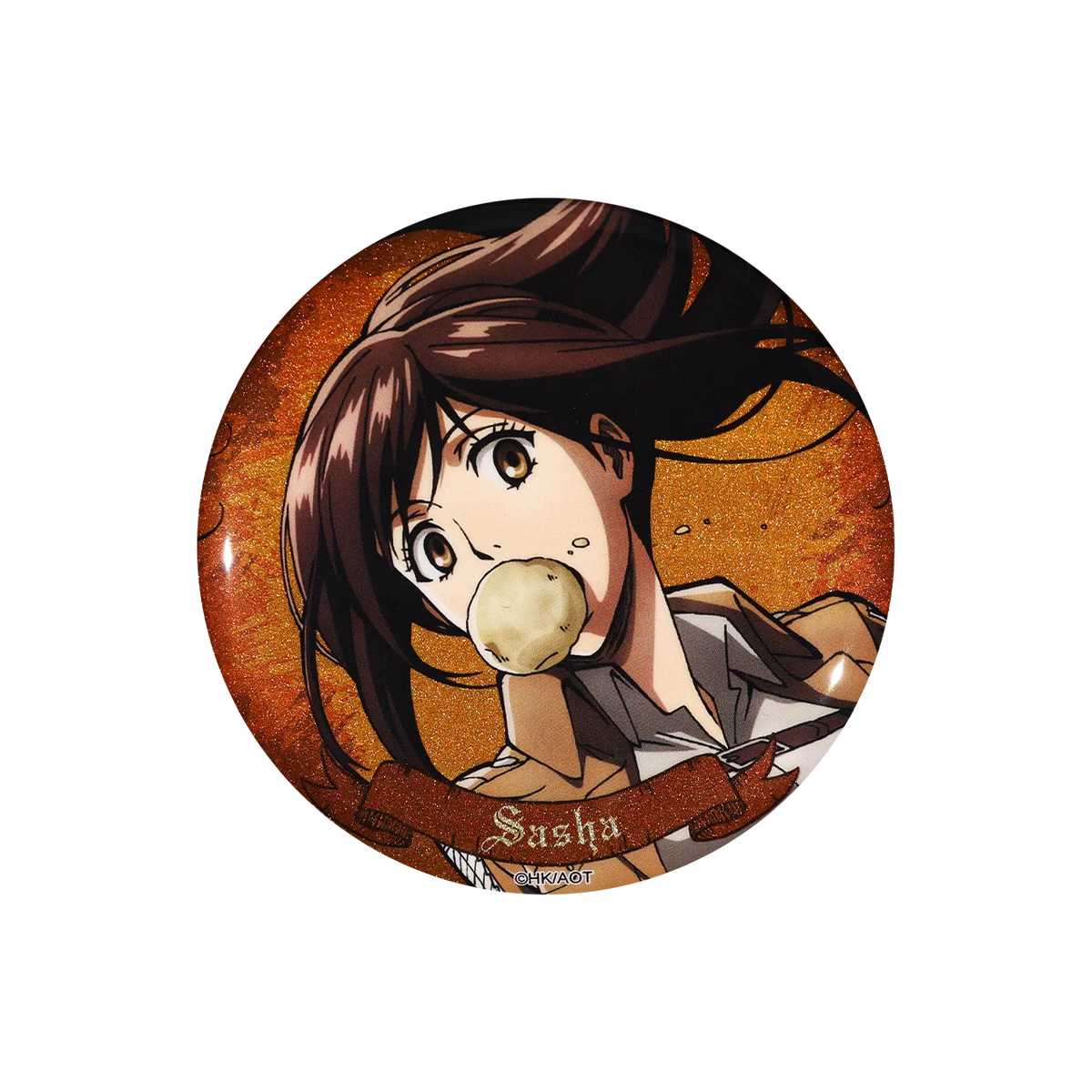 58mm Anime Attack on Titan Eren Jaeger Armin Arlert Erwin Smith Hange Zoe Cosplay COSTUME Badge Pin SPTE Tinplate Brooch﻿ Prop