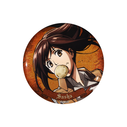 58mm Anime Attack on Titan Eren Jaeger Armin Arlert Erwin Smith Hange Zoe Cosplay COSTUME Badge Pin SPTE Tinplate Brooch﻿ Prop