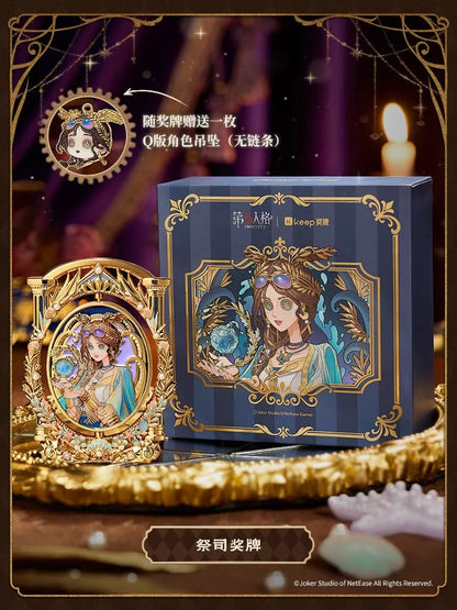 [Official Collab] ‌Identity V X Keep Cosplay Priestess William Ellis Wu Chang Alice 2026 NEW Collab Zinc Alloy Metal Medal