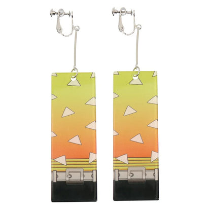 Demon Slayer Tanjiro Hanafuda Earrings