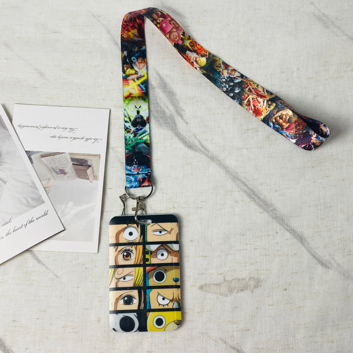 Anime Cartoon Credential Holder Lanyard