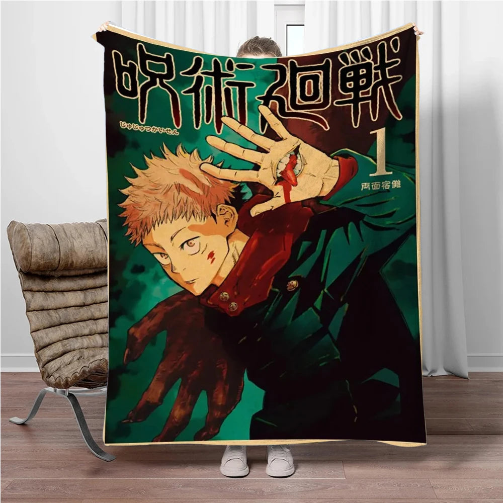 Jujutsu Kaisen Flannel Blanket