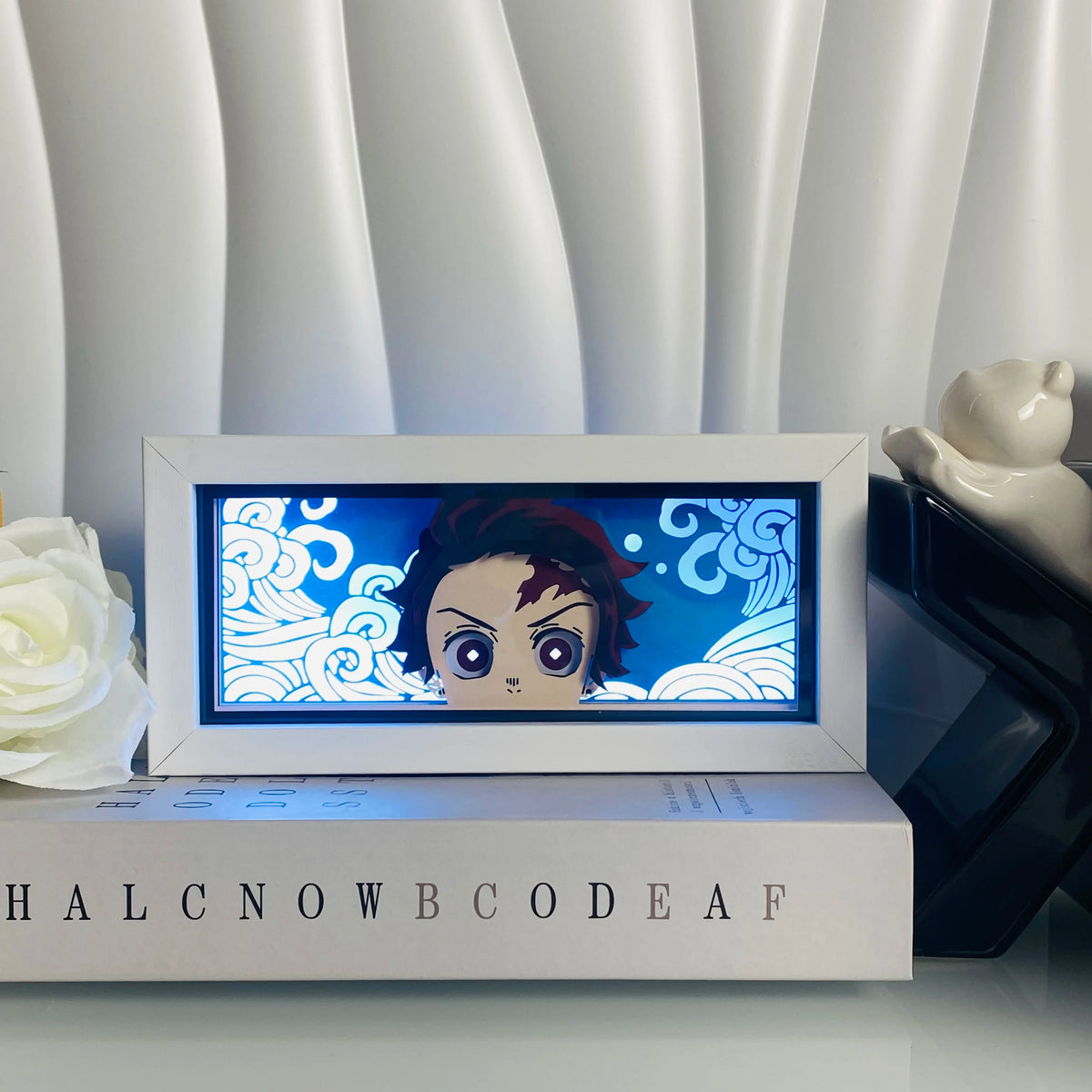 Anime Eyes Shadow Box Lamp