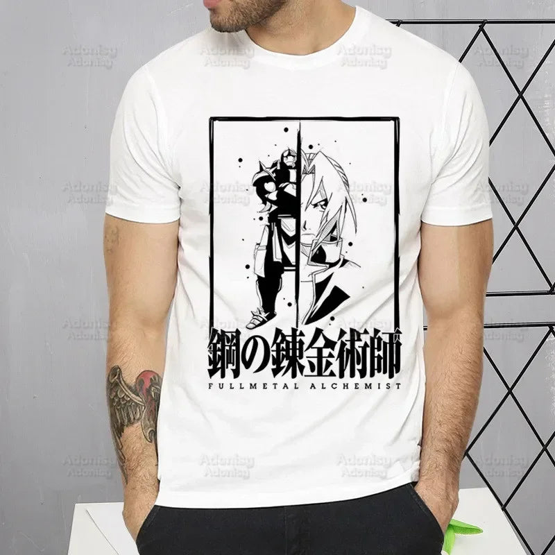 Fullmetal Alchemist Alphonse Elric T-Shirt – Harajuku Short Sleeve