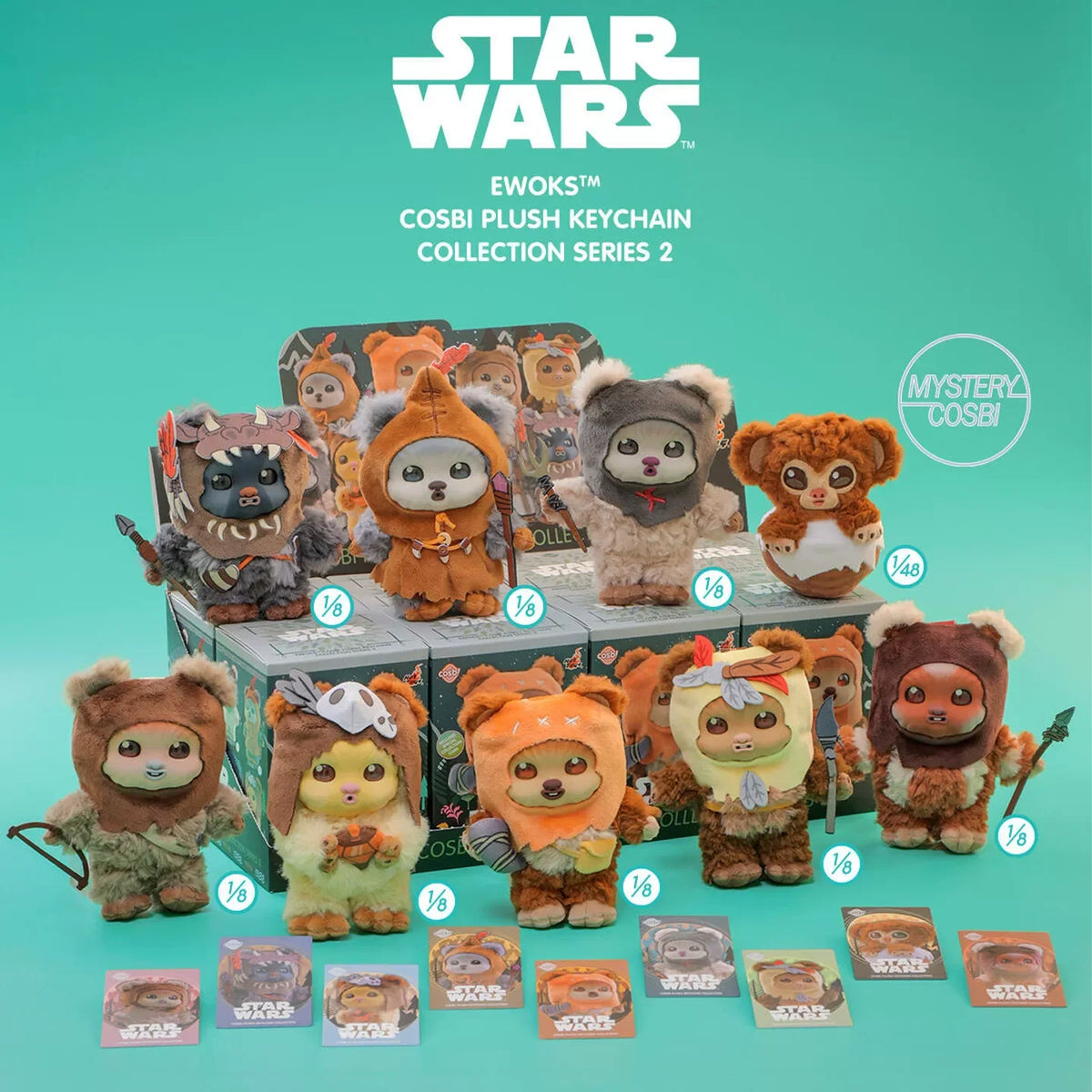 Star Wars Ewoks Plush Keychain