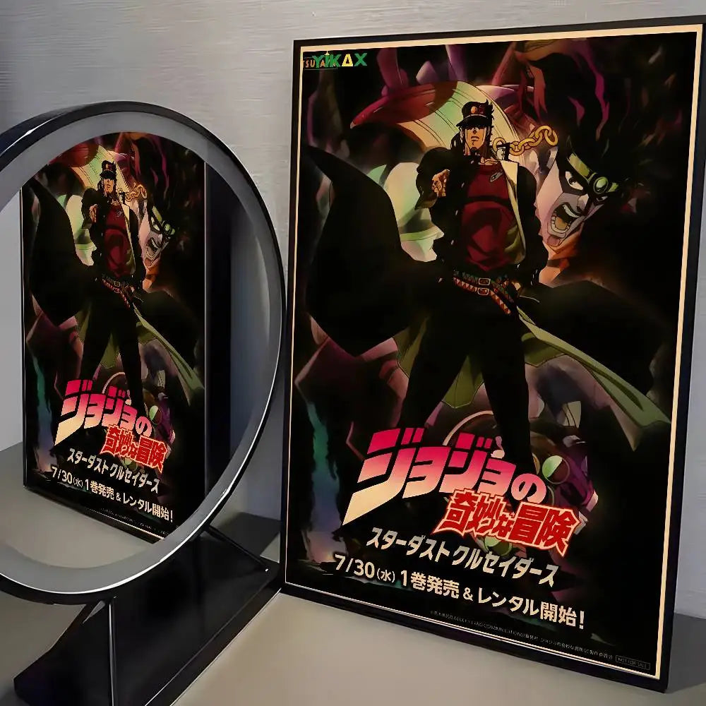 JoJo’s Bizarre Adventure Retro Canvas