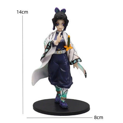Anime Figure Demon Slayer Figures Kimetsu No Yaiba Doll Tanjiro Nezuko Zenitsu Figurine Inosuke Warrior Action Figure Model Toys