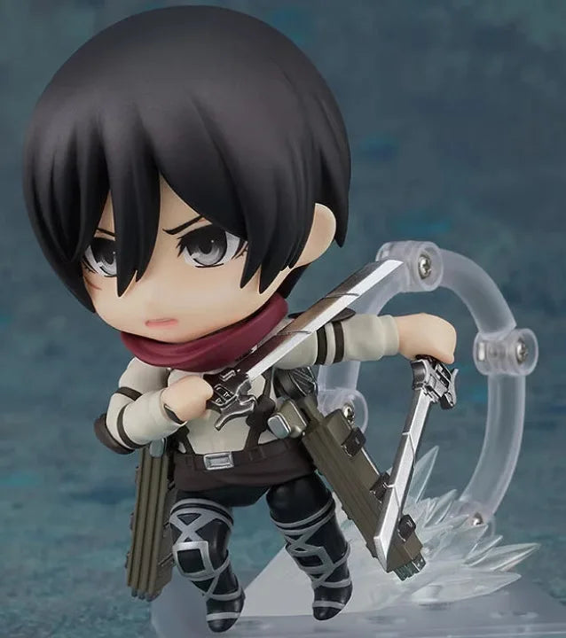 2023 10cm Attack on Titan Mikasa Ackerman 2001# The Final Season Anime Action Figure Toys Doll Collection Christmas Gift