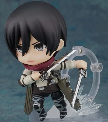 2023 10cm Attack on Titan Mikasa Ackerman 2001# The Final Season Anime Action Figure Toys Doll Collection Christmas Gift