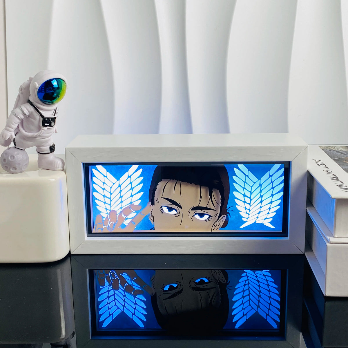 Anime Paper Carved LED Lamp