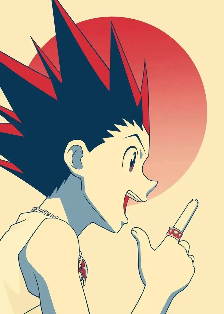 Hunter X Hunter Retro Canvas