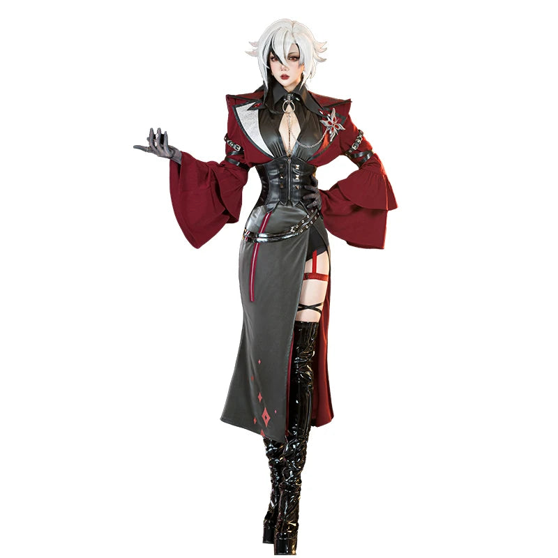 Genshin Impact Arlecchino Cosplay Costume