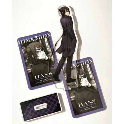 Attack on Titan Hange Zoe Cosplay Standing Sign Acrylic Stand Figure Desktop Display Souvenir Indicative Board Fans Xmas Gift
