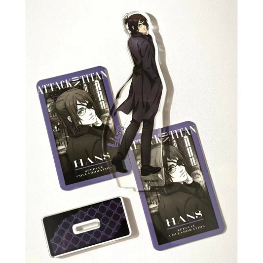 Attack on Titan Hange Zoe Cosplay Standing Sign Acrylic Stand Figure Desktop Display Souvenir Indicative Board Fans Xmas Gift