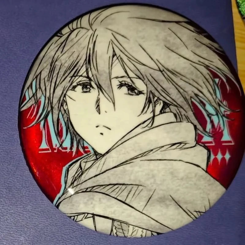 "Attack on Titan" peripheral doujin Valley "Levi Allen Mikasa Hanji" Bar badge self-made brooch Accessorie Pin