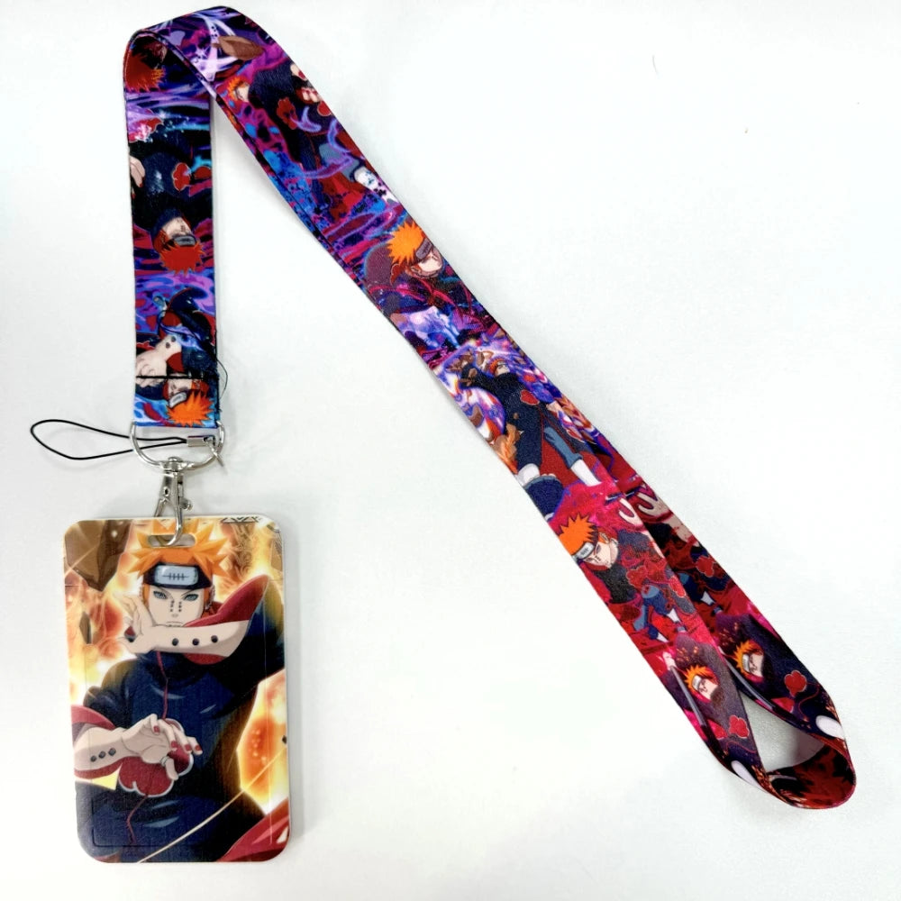 Anime Cartoon Credential Holder Lanyard