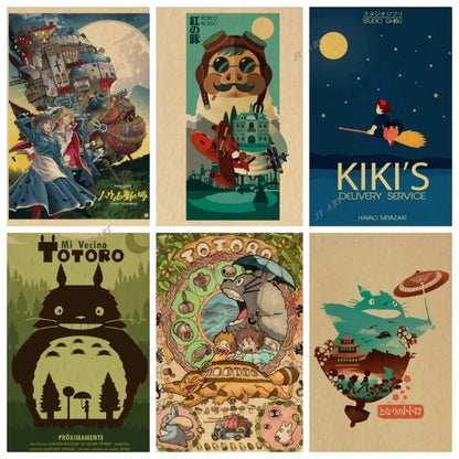Studio Ghibli Miyazaki Canvas Art