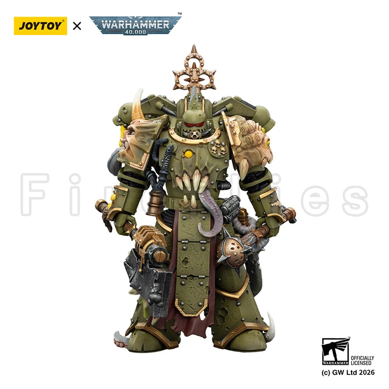1/18 JOYTOY Action Figure 40K Death Guard Plague Marine Champion Anime Model Toy