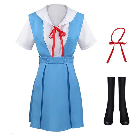 Neon Genesis Evangelion Ayanami Rei Cosplay Dress