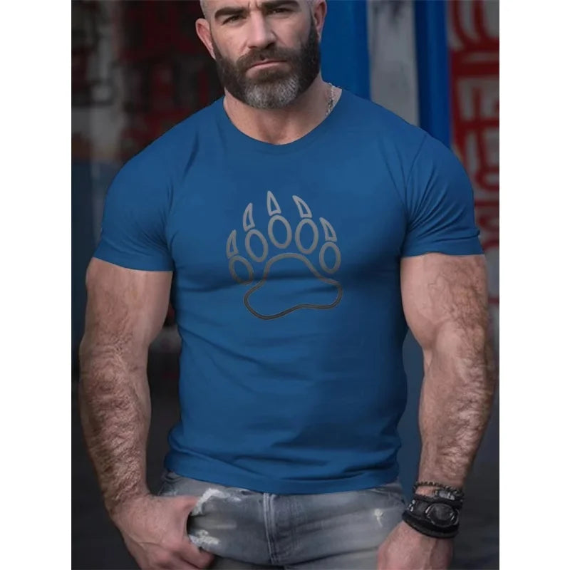 Bear Seal Graphic T Shirt For Men Cute Cool Animals 3D Printed Tees