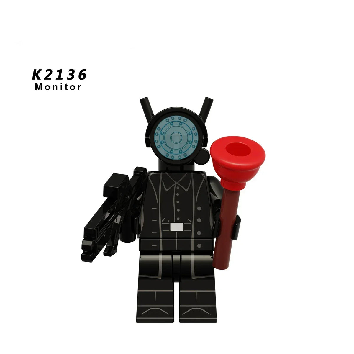 New KDL DJ Upgrade War-Damaged Skibidi Toilet Man Figures Anime Block Toys TvMan Titan Bricks Model Toy For Kid Birthday Gift