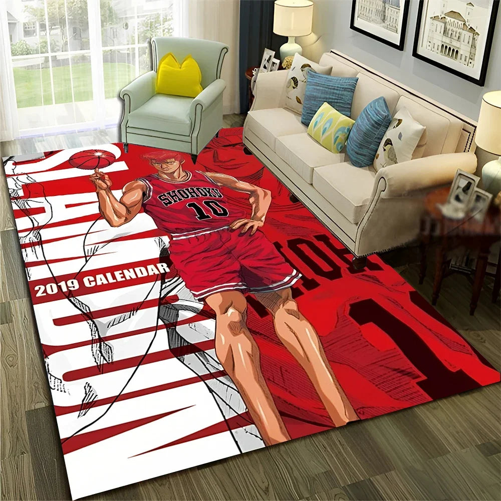Slam Dunk Basketball Rug