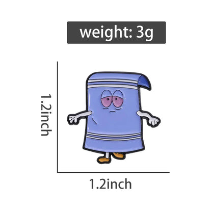Funny Comedy Anime Enamel Pin