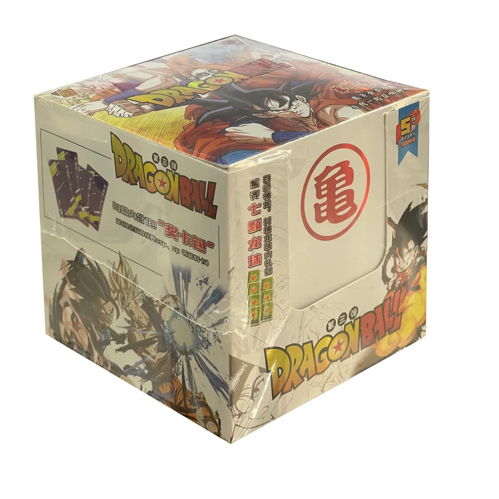 Dragon Ball Cards Shiny Son Goku Saiyan Vegeta Anime Trading Battle Booster Box Game Children Collection Card Gift Toy